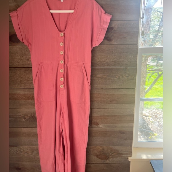 Madewell jumpsuit in pink - Picture 5 of 5